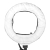 Lampa pierścieniowa Ring light 12' 35W fluorescent czarna + statyw TNS
